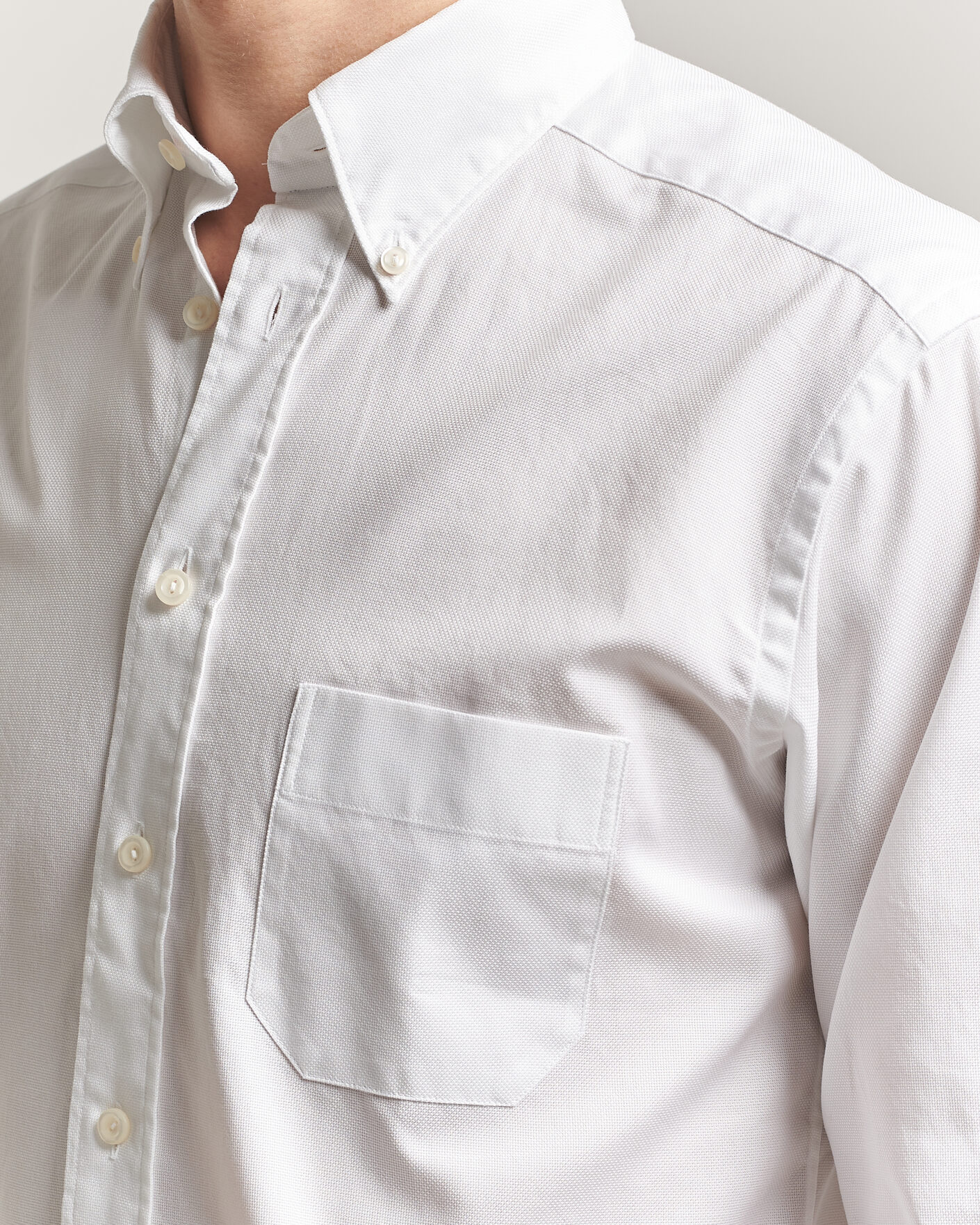 Hombres | Camisas | Eton | Slim Fit Royal Oxford Button Down White