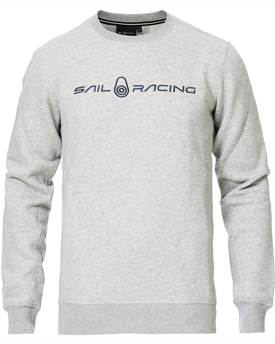 Hombres | Jerséis y prendas de punto | Sail Racing | Bowman Crew Neck Sweater Grey Melange