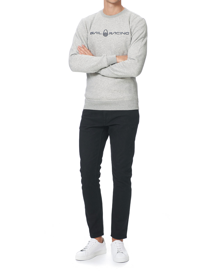 Hombres | Jerséis y prendas de punto | Sail Racing | Bowman Crew Neck Sweater Grey Melange