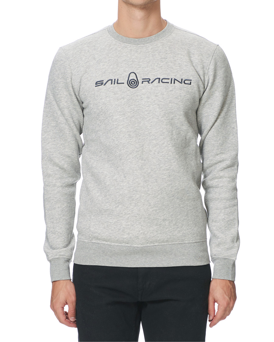 Hombres | Jerséis y prendas de punto | Sail Racing | Bowman Crew Neck Sweater Grey Melange