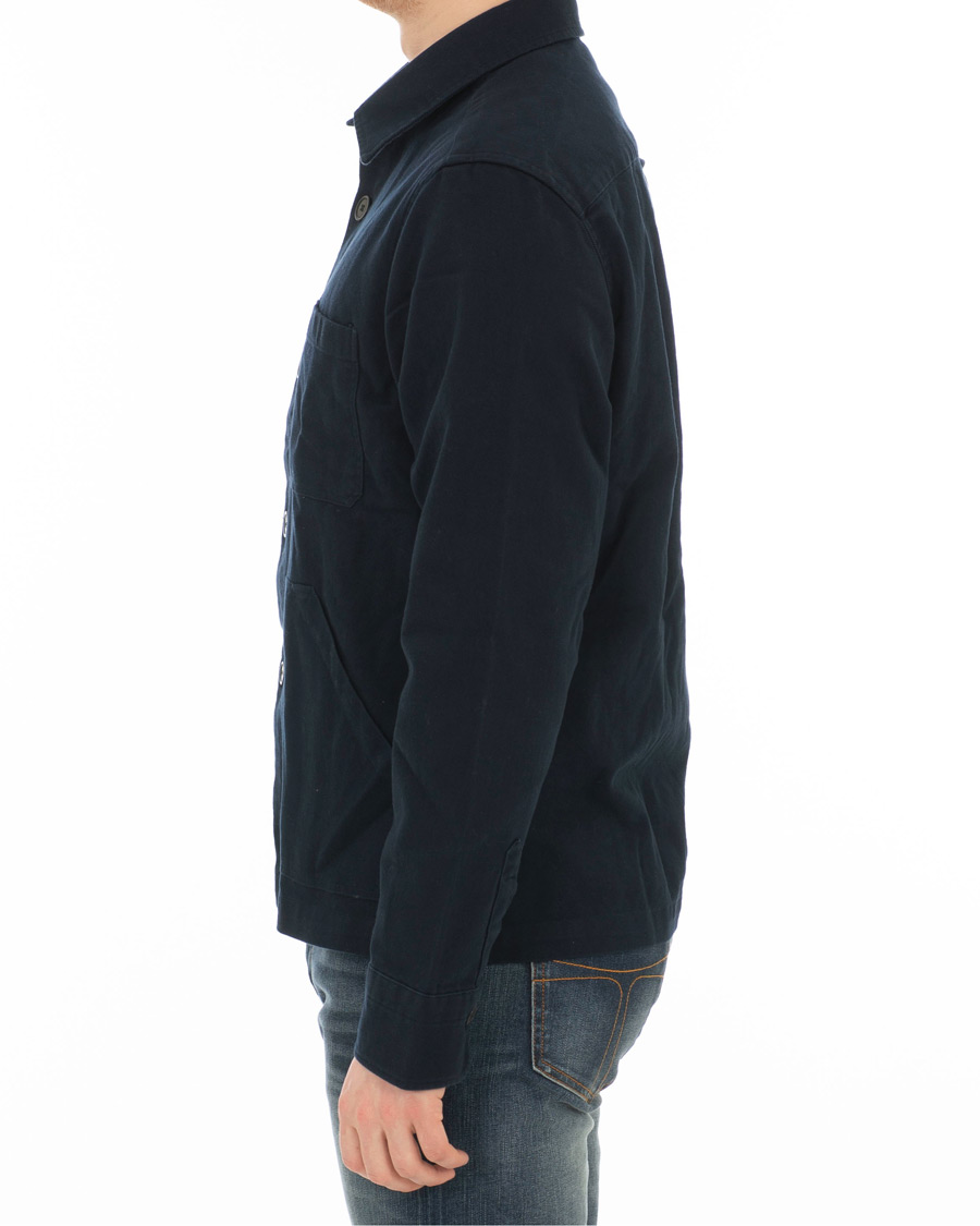 Hombres | Camisas | GANT | Heavy Twill Shirt Jacket Marine