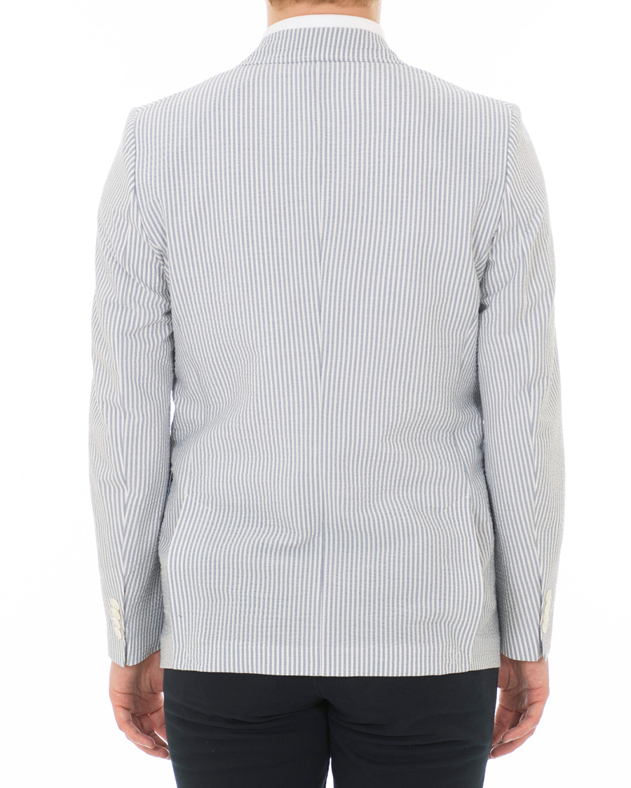 Hombres | Blazers | GANT | Seersucker Stripe Blazer Eggshell