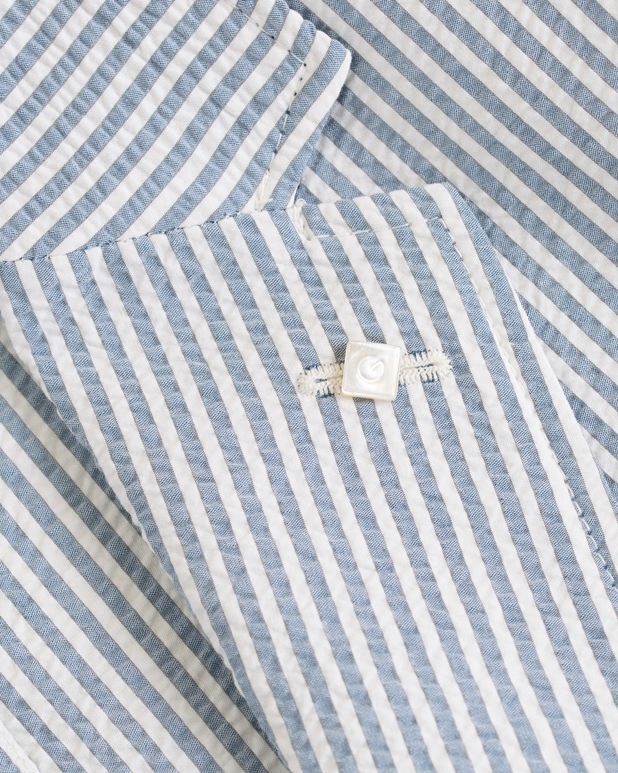 Hombres | Blazers | GANT | Seersucker Stripe Blazer Eggshell