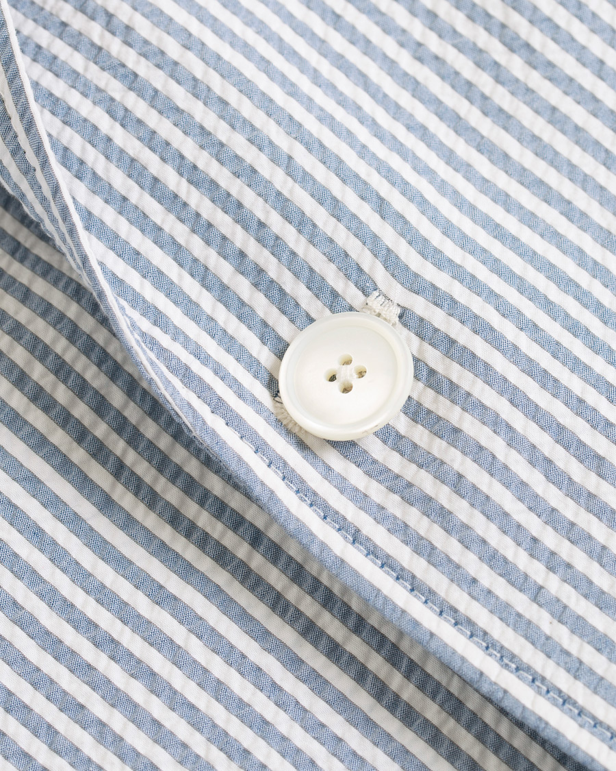 Hombres | Blazers | GANT | Seersucker Stripe Blazer Eggshell