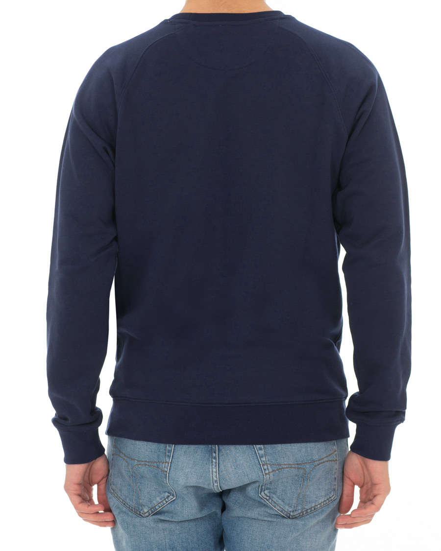 Hombres | Jerséis y prendas de punto | GANT | Summer Logo Crew Neck Sweatshirt Evening Blue