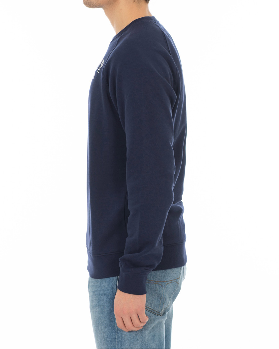 Hombres | Jerséis y prendas de punto | GANT | Summer Logo Crew Neck Sweatshirt Evening Blue