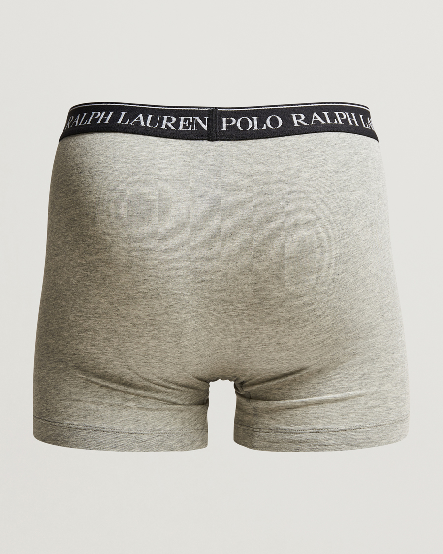 Hombres | Ropa interior y calcetines | Polo Ralph Lauren | 3-Pack Stretch Boxer Brief White/Black/Grey