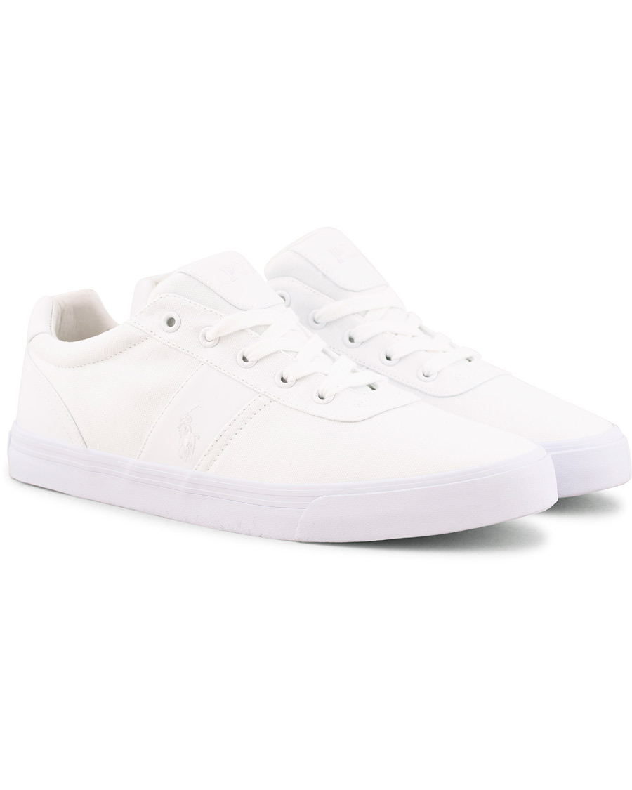 Hombres | Polo Ralph Lauren Hanford Canvas Sneaker Pure White | Polo Ralph Lauren | Hanford Canvas Sneaker Pure White