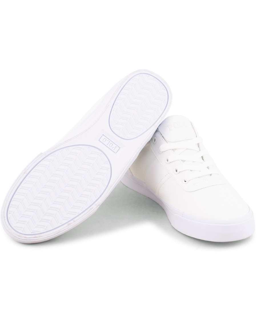 Hombres | Polo Ralph Lauren Hanford Canvas Sneaker Pure White | Polo Ralph Lauren | Hanford Canvas Sneaker Pure White