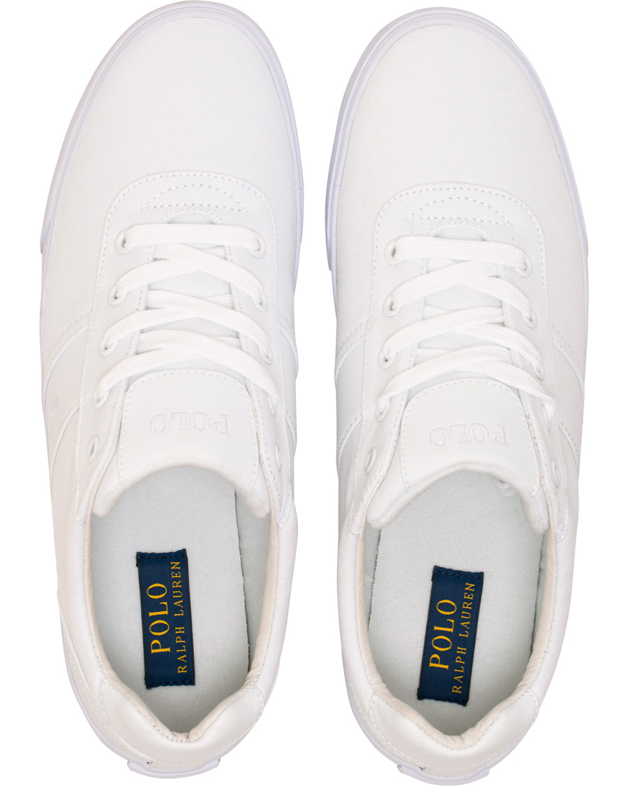 Hombres | Polo Ralph Lauren Hanford Canvas Sneaker Pure White | Polo Ralph Lauren | Hanford Canvas Sneaker Pure White