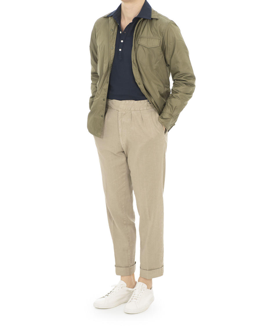 Hombres | Camisas | Aspesi | Marvin Nylon Shirt Jacket Light Green