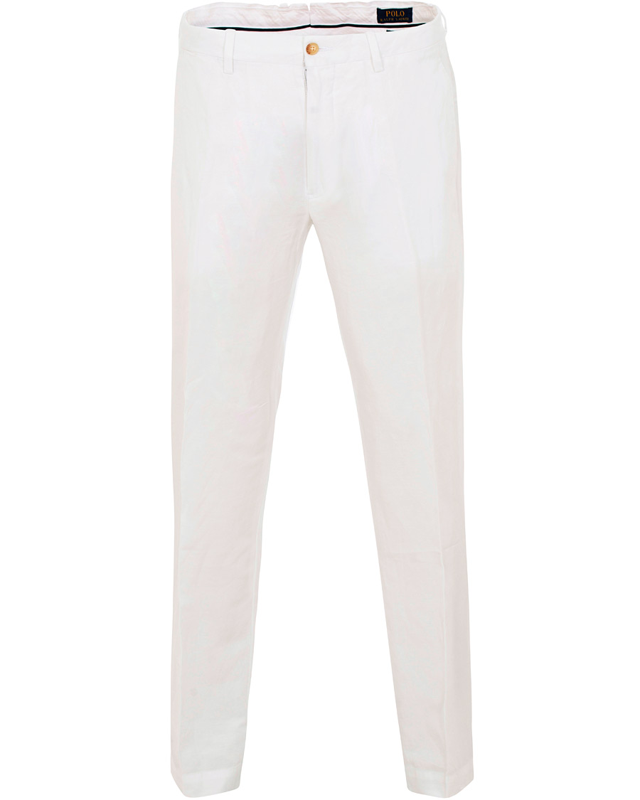 Hombres | Pantalones | Polo Ralph Lauren | Newport Linen Trousers Bright White