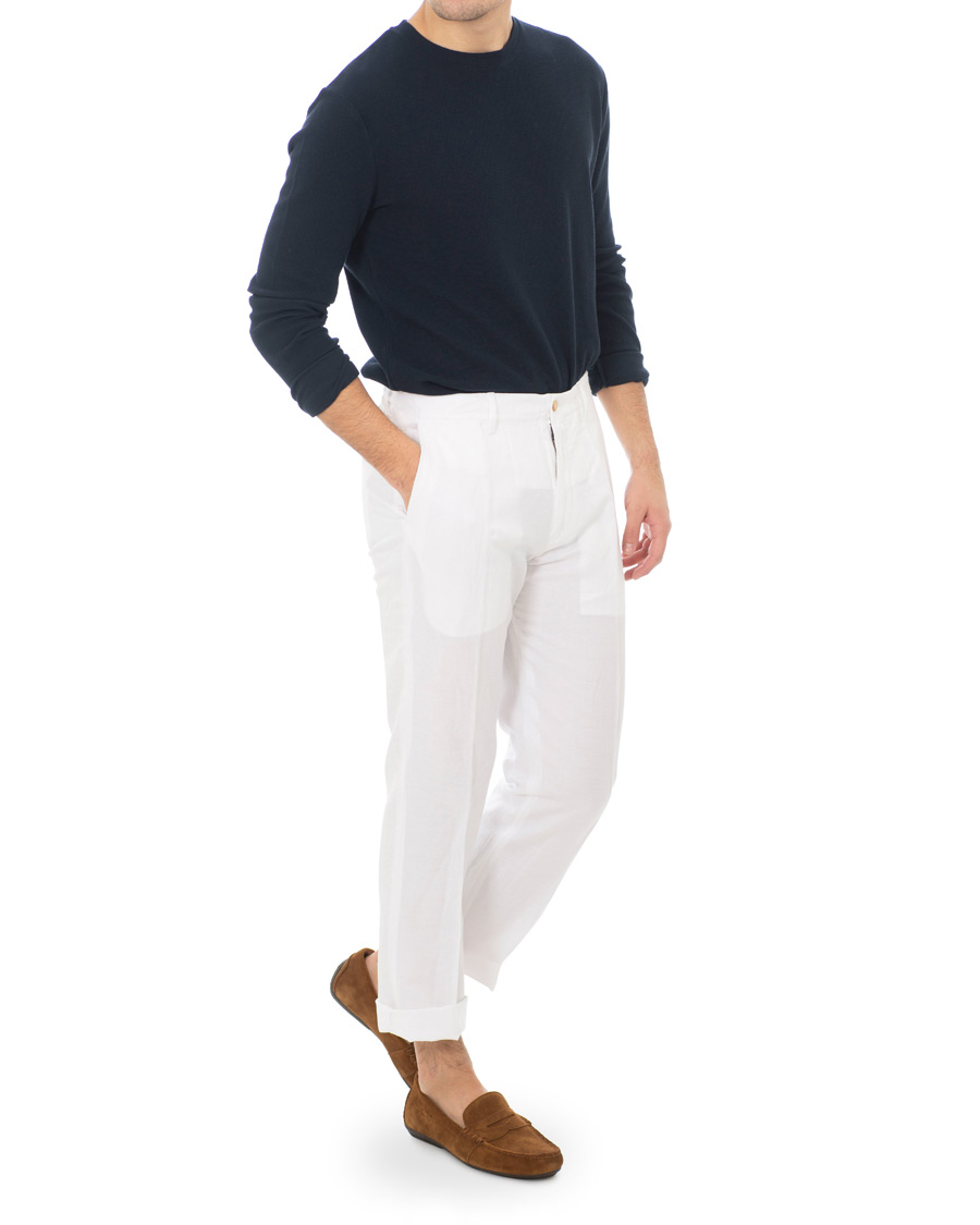 Hombres | Pantalones | Polo Ralph Lauren | Newport Linen Trousers Bright White