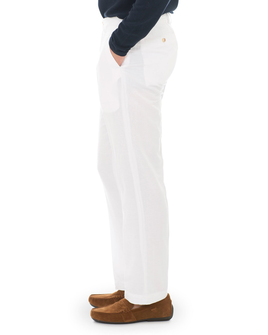 Hombres | Pantalones | Polo Ralph Lauren | Newport Linen Trousers Bright White
