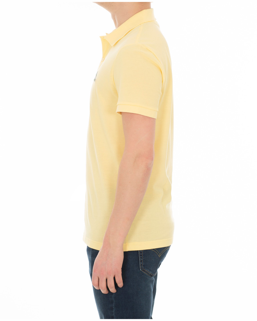 Hombres | Polos | Lacoste | Palm Crocodile Poloshirt Regular Fit Yellow