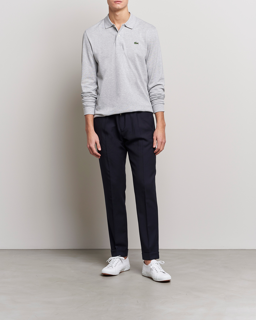 Hombres | Jerséis y prendas de punto | Lacoste | Long Sleeve Original Polo Grey