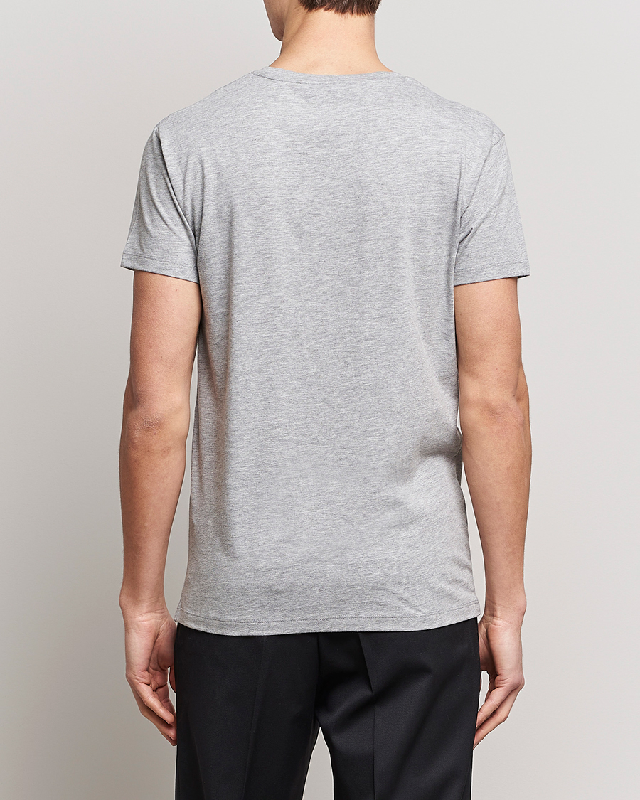 Hombres | Camisetas | Samsøe Samsøe | Kronos Crew Neck Tee Light Grey Melange
