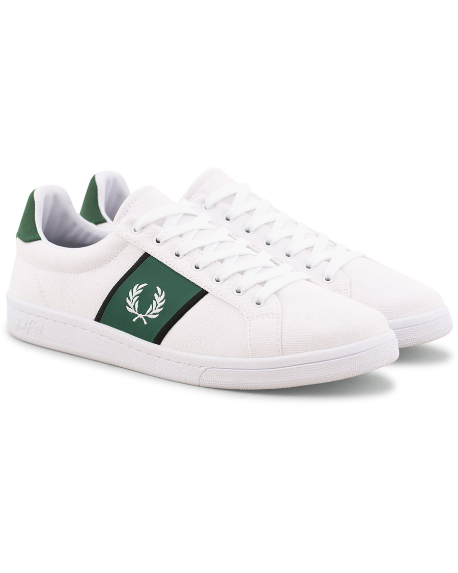 Hombres | Fred Perry B721 Canvas Sneaker White | Fred Perry | B721 Canvas Sneaker White