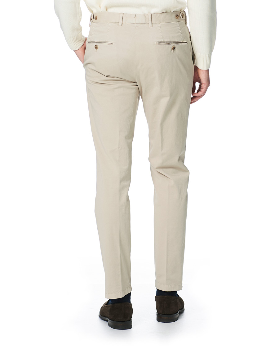 Hombres | Pantalones | Oscar Jacobson | Danwick Side Adjusters Chino Beige