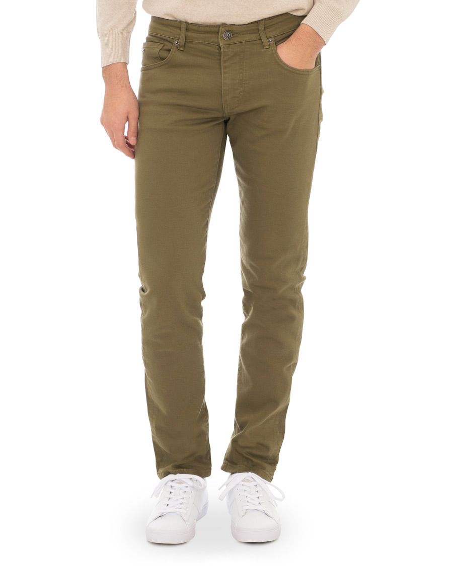 Hombres | Pantalones | J.Lindeberg | Jay Solid Stretch 5-Pocket Pants Ivy Green