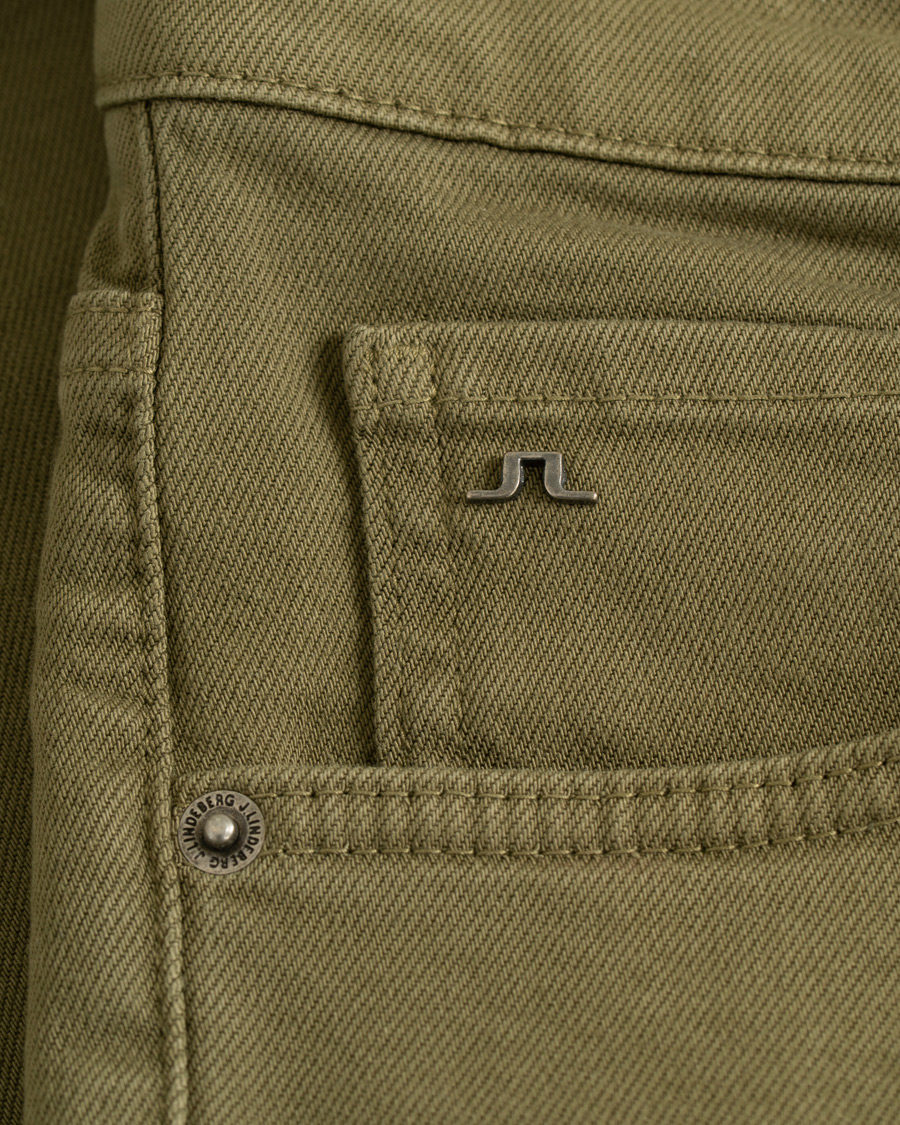 Hombres | Pantalones | J.Lindeberg | Jay Solid Stretch 5-Pocket Pants Ivy Green