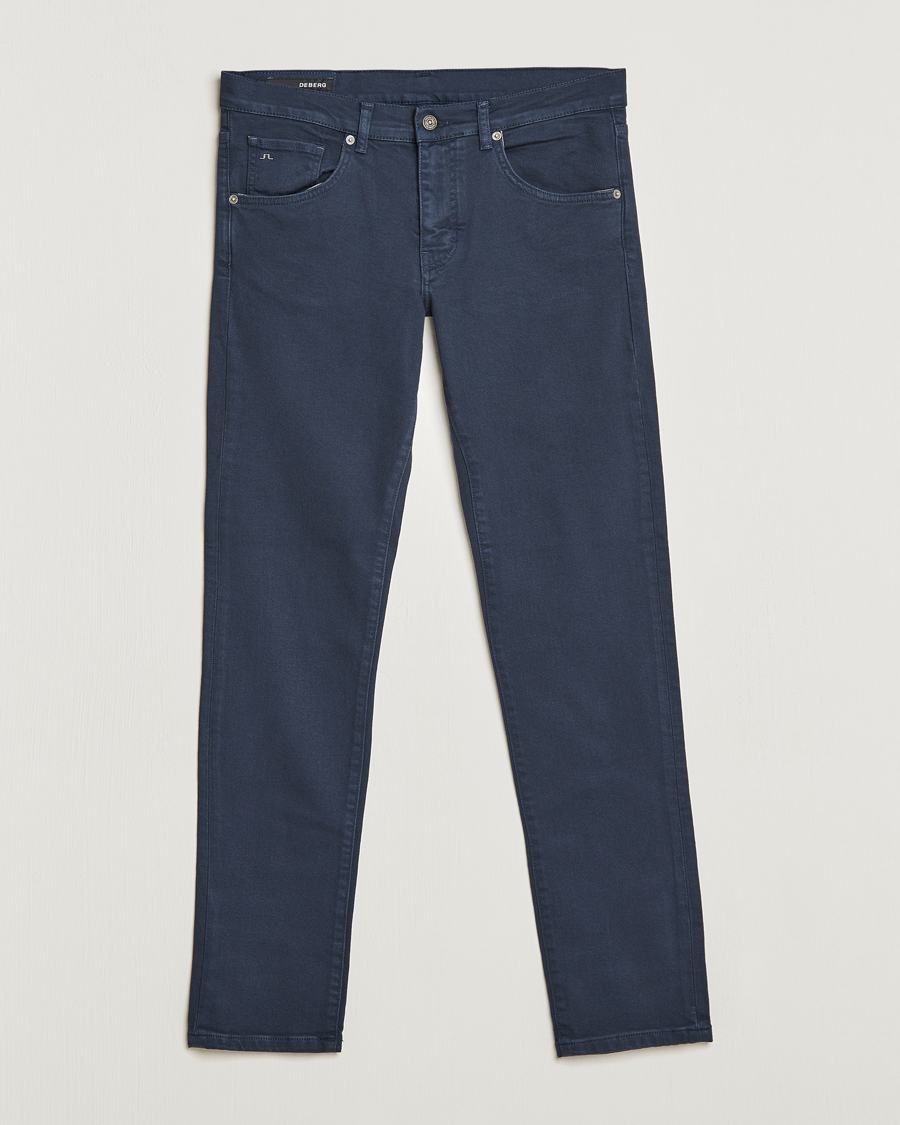 Hombres | Pantalones | J.Lindeberg | Jay Solid Stretch 5-Pocket Pants Navy
