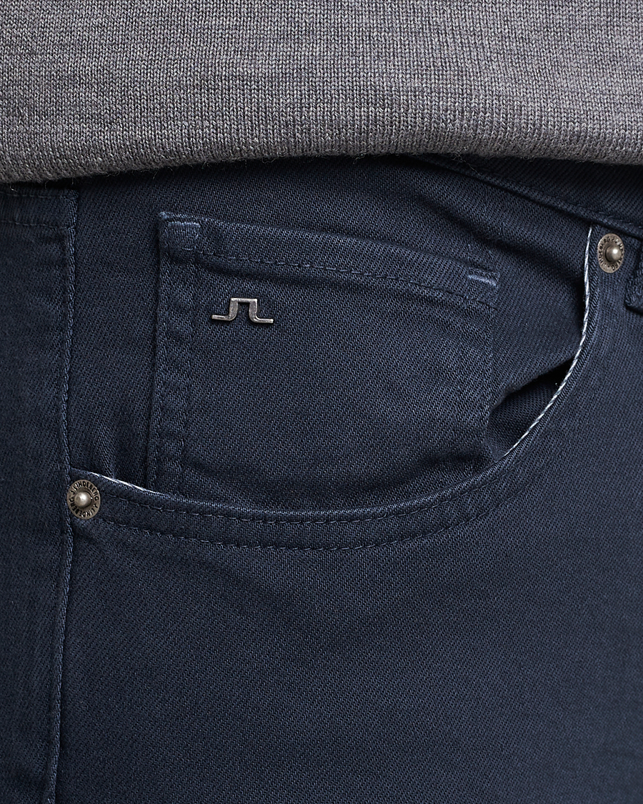 Hombres | Pantalones | J.Lindeberg | Jay Solid Stretch 5-Pocket Pants Navy