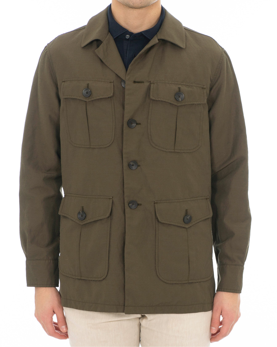 Hombres | Abrigos y chaquetas | Caruso | Kruger Field Jacket Military Green