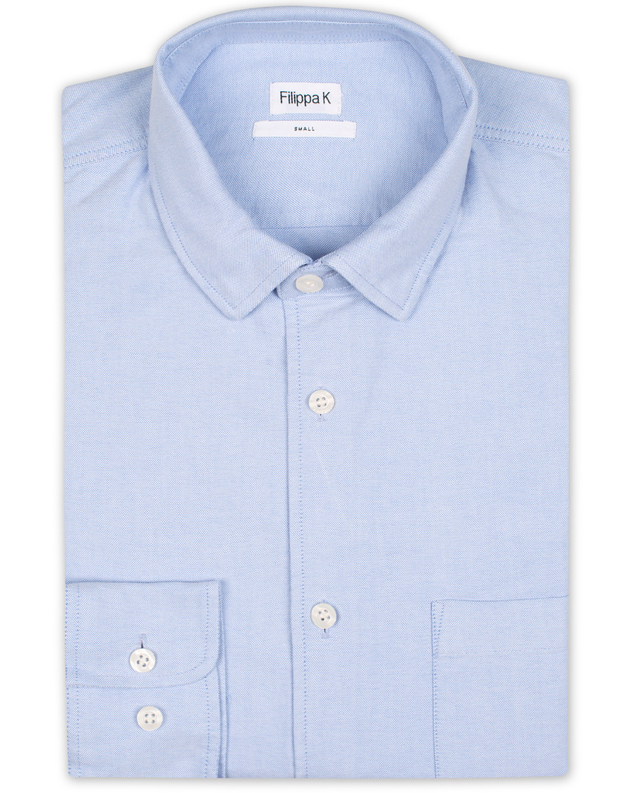 Hombres | Camisas | Filippa K | Tim Oxford Shirt Light Blue