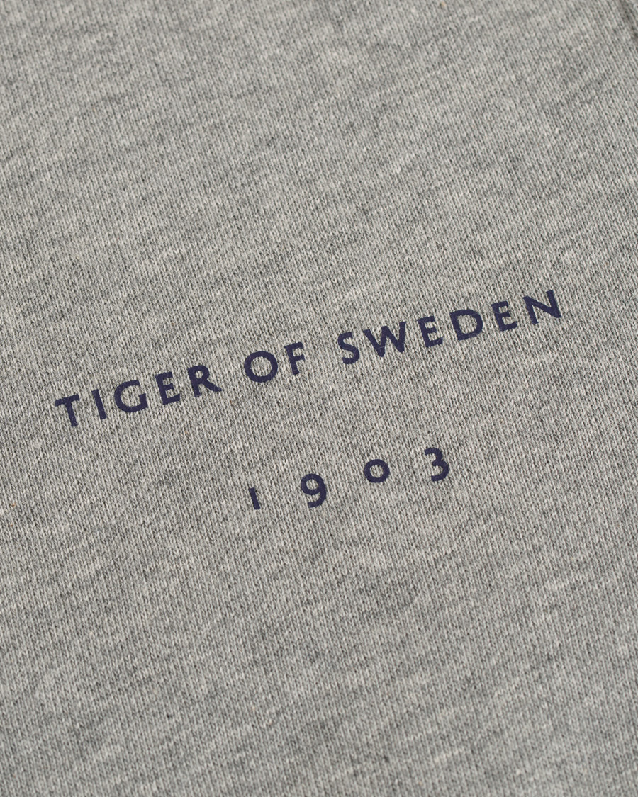 Hombres | Jerséis y prendas de punto | Tiger of Sweden | Dinos Sweatshirt Grey Melange