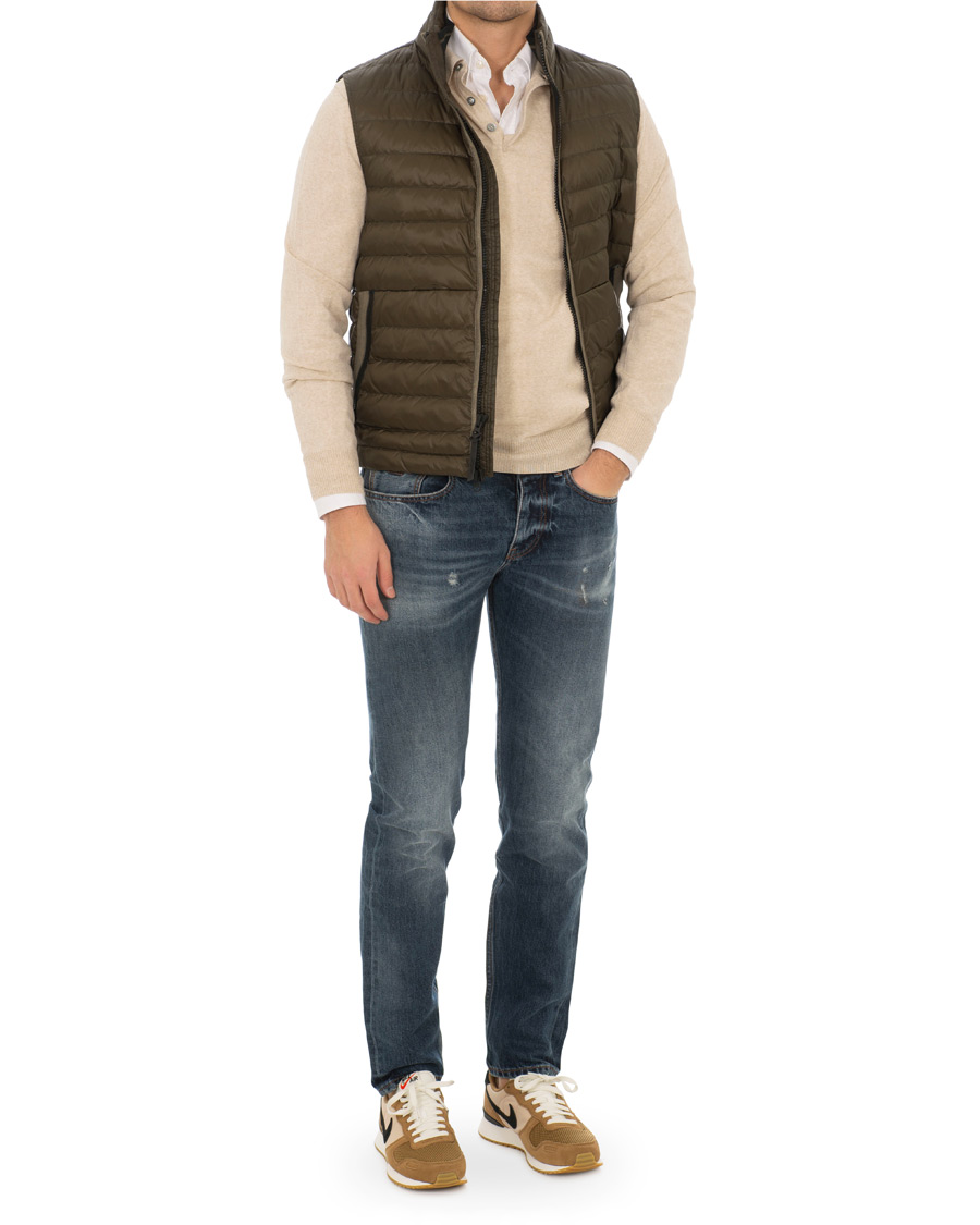 Hombres | Abrigos y chaquetas | Woolrich | Bering Lightweight Down Vest Green