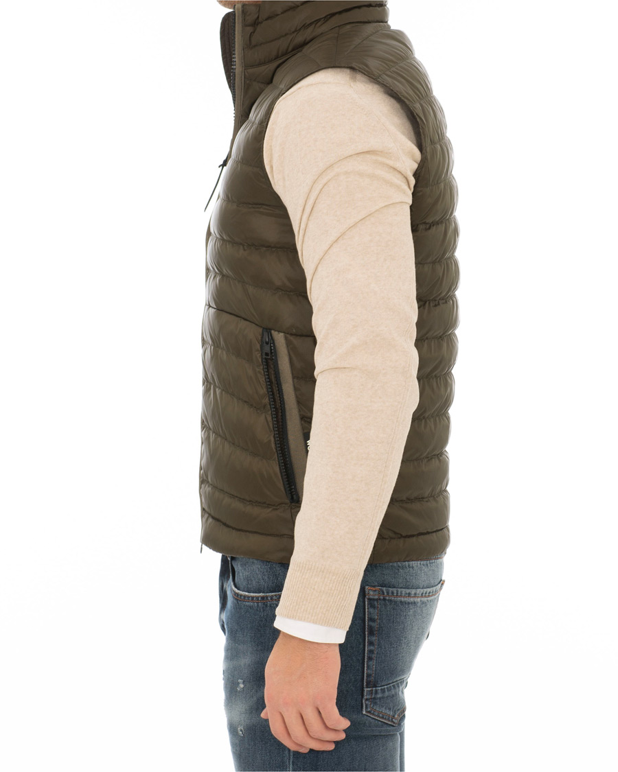 Hombres | Abrigos y chaquetas | Woolrich | Bering Lightweight Down Vest Green