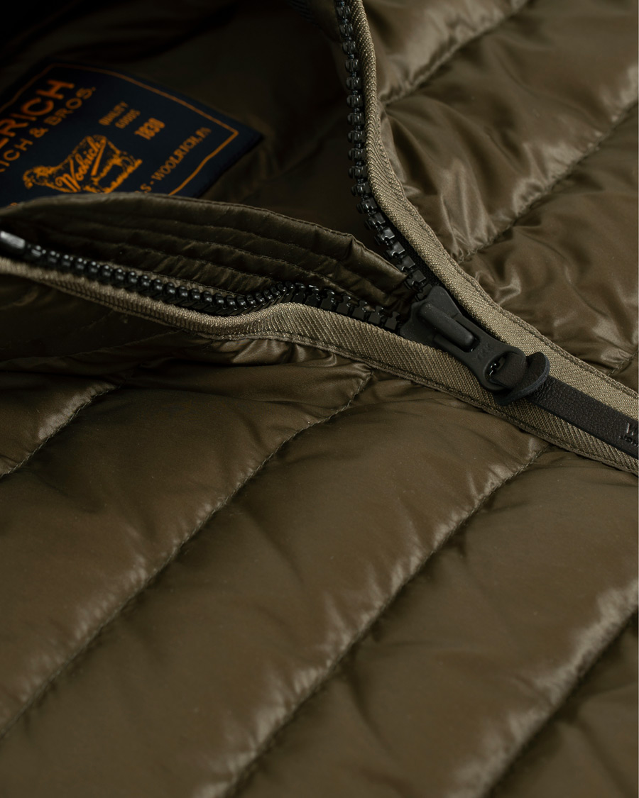 Hombres | Abrigos y chaquetas | Woolrich | Bering Lightweight Down Vest Green