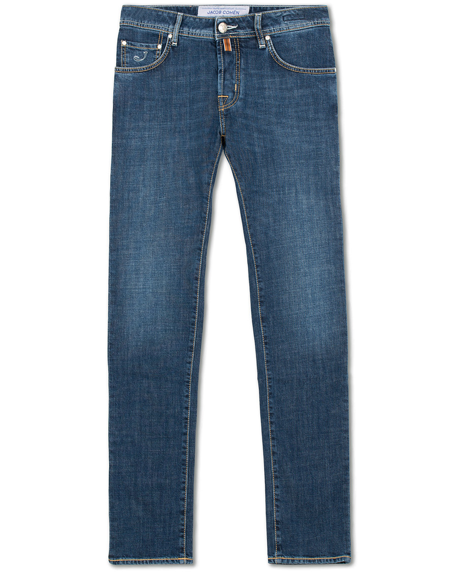 Hombres | Vaqueros | Jacob Cohën | 622 Slim Fit Jeans Mid Blue 