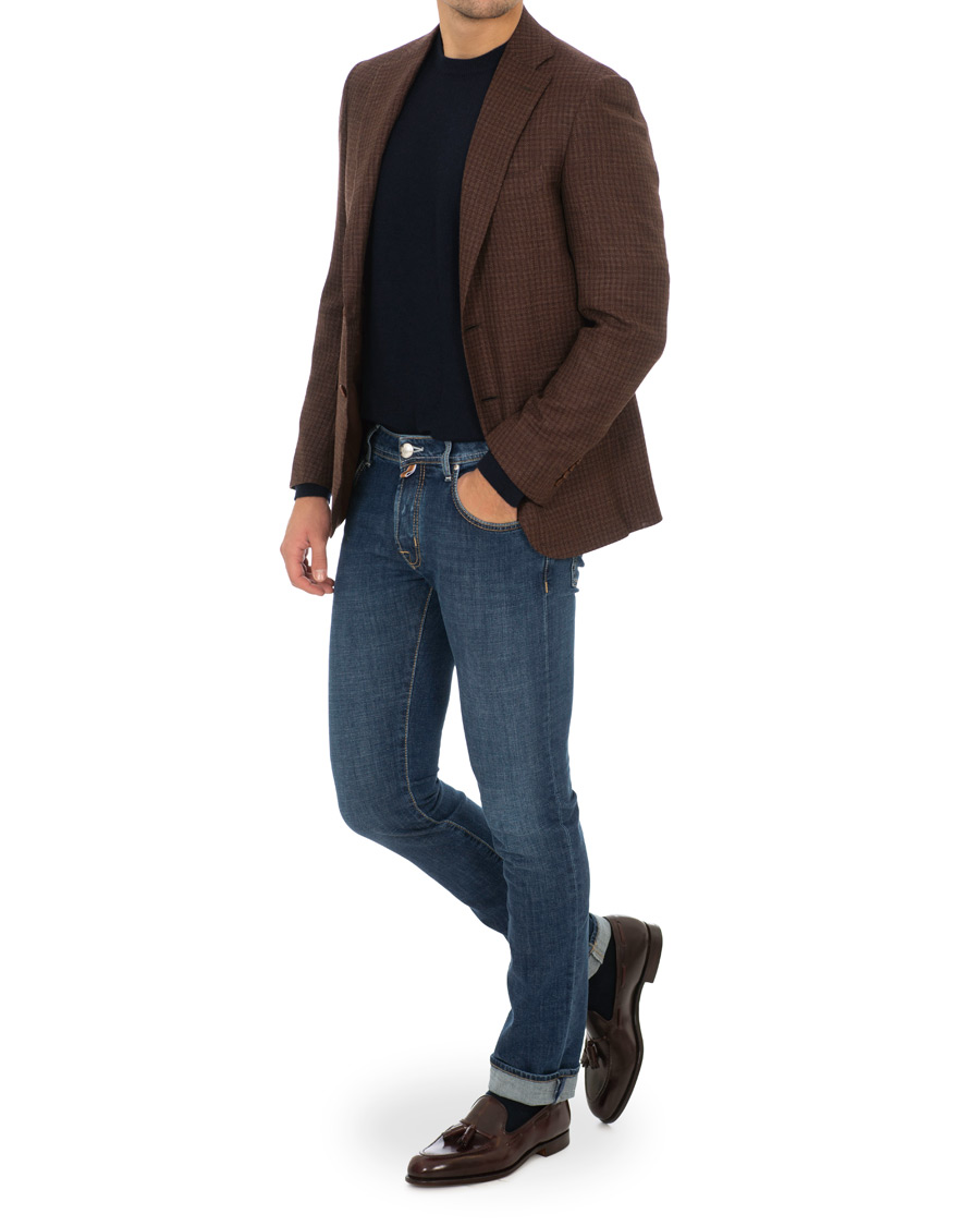 Hombres | Vaqueros | Jacob Cohën | 622 Slim Fit Jeans Mid Blue 