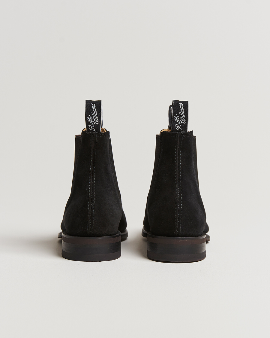Hombres | R.M.Williams Wentworth G Boot Black Suede | R.M.Williams | Wentworth G Boot Black Suede