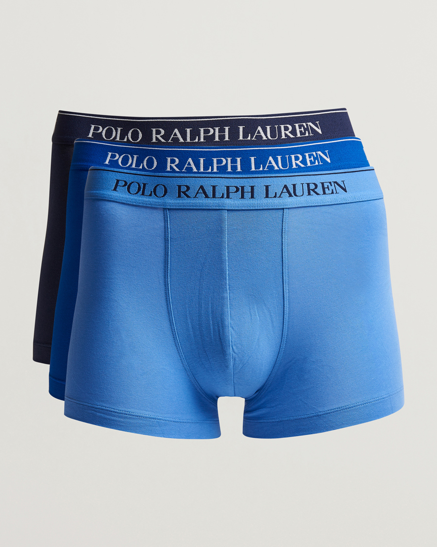 Hombres | Ropa interior y calcetines | Polo Ralph Lauren | 3-Pack Trunk Navy/Saphir/Bermuda