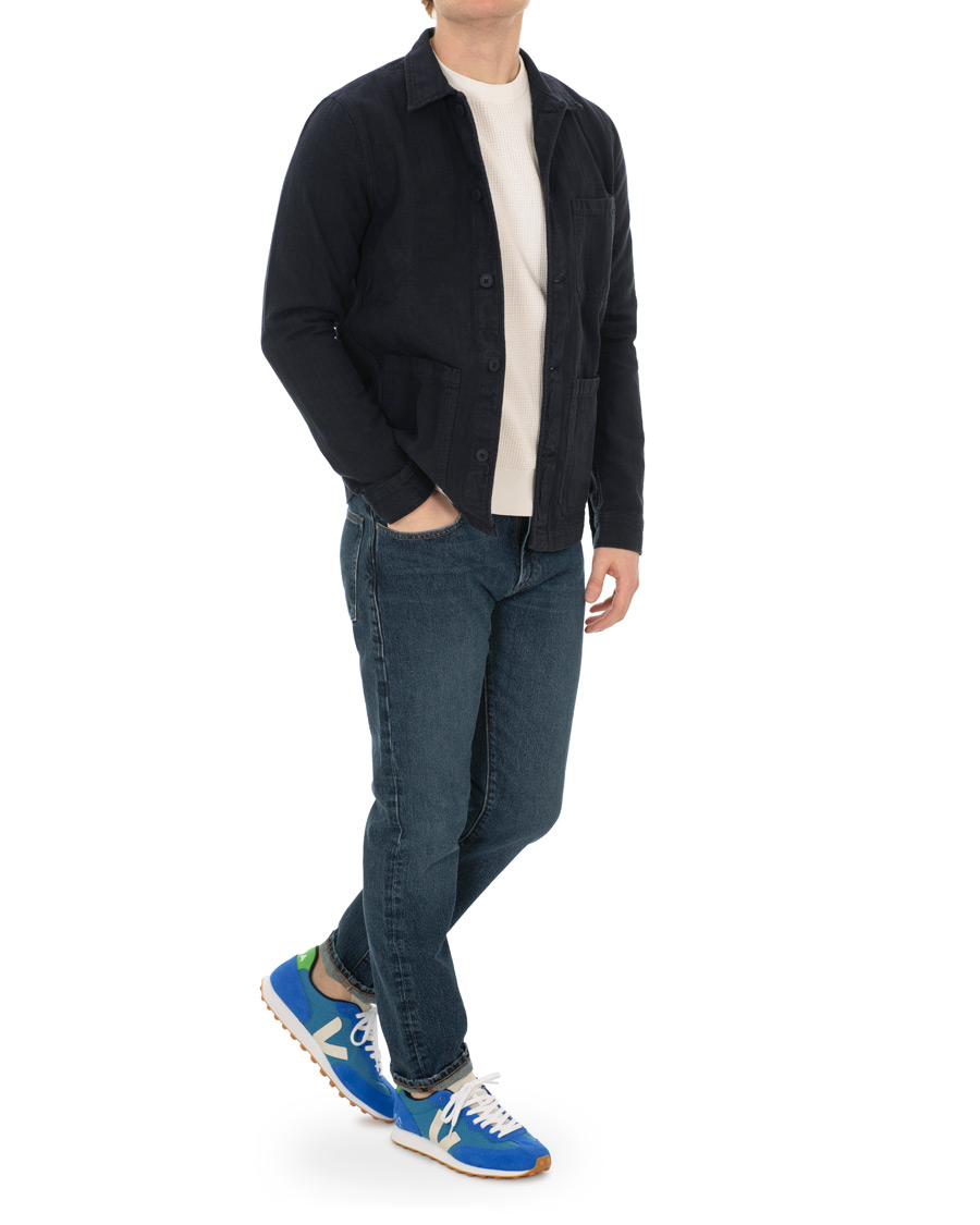 Hombres | Veja Blue De Paname Collaboration Riobranco Sneaker Blue | Veja | Blue De Paname Collaboration Riobranco Sneaker Blue