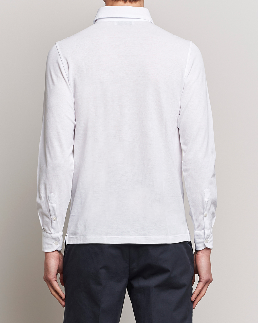 Hombres | Camisas | Gran Sasso | Popover Shirt White