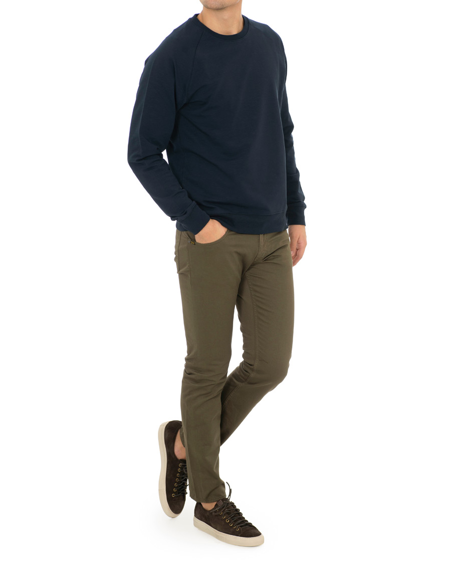 Hombres | Pantalones | Tiger of Sweden Jeans | Iggy 5-Pocket Trousers Dark Khaki
