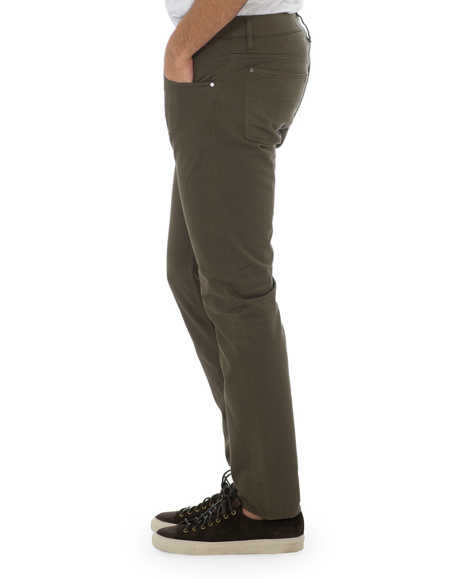 Hombres | Pantalones | Tiger of Sweden Jeans | Iggy 5-Pocket Trousers Dark Khaki