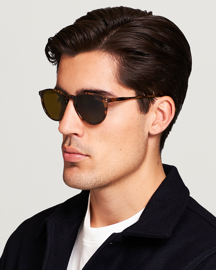 Hombres | Gafas de sol redondas | Polo Ralph Lauren | 0PH4110 Sunglasses Havana