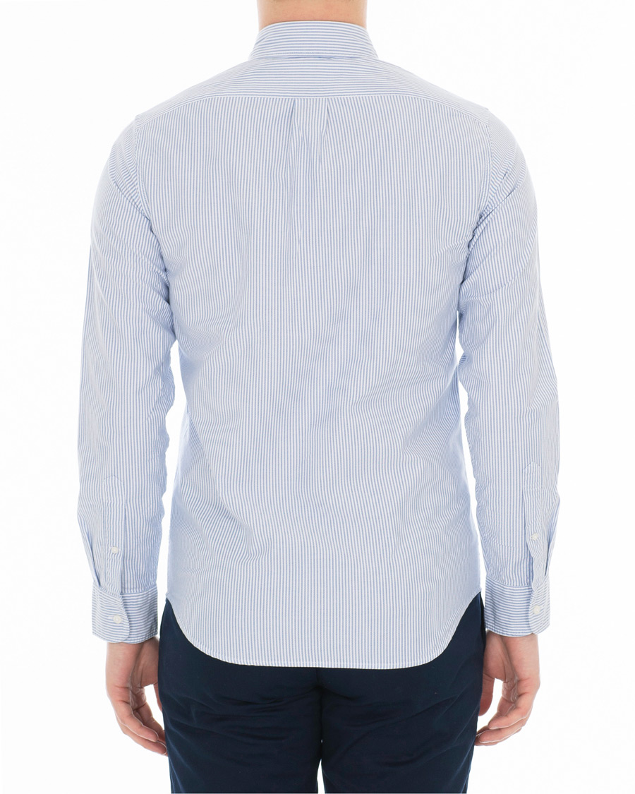 Hombres | Camisas | J.Crew | Slim Fit Stretch Oxford University Stripe Shirt Blue