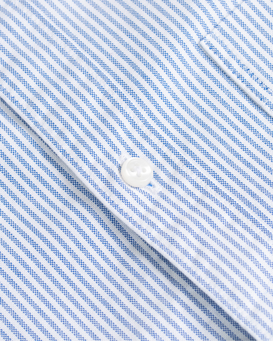 Hombres | Camisas | J.Crew | Slim Fit Stretch Oxford University Stripe Shirt Blue