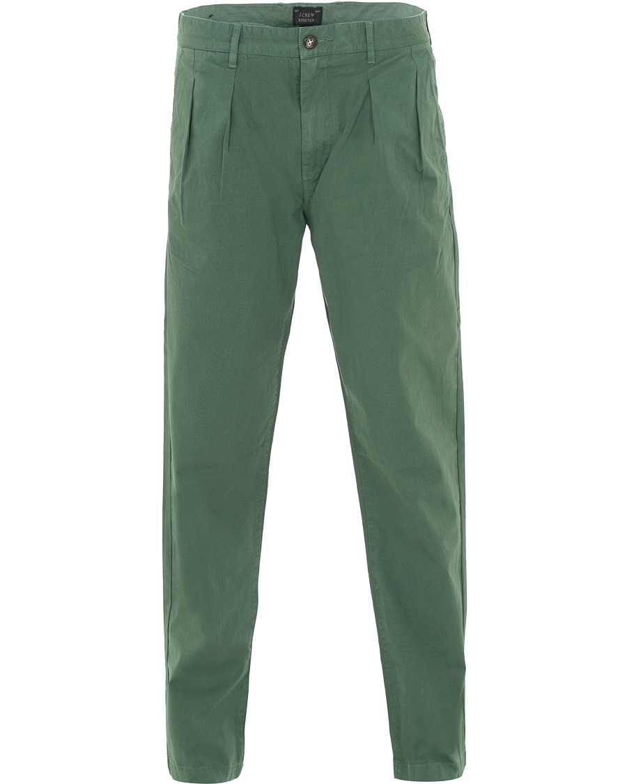 Hombres | Pantalones | J.Crew | Double Pleated Garment Dyed Canvas Chinos Cool Palm