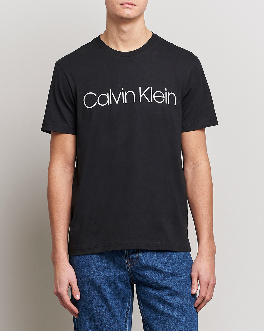 Hombres | Ropa | Calvin Klein | Front Logo Tee Black
