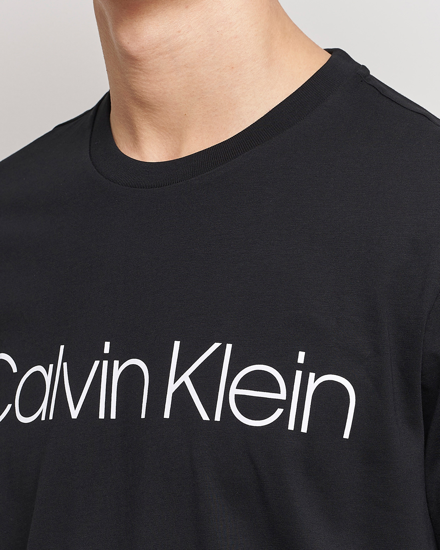 Hombres | Camisetas | Calvin Klein | Front Logo Tee Black