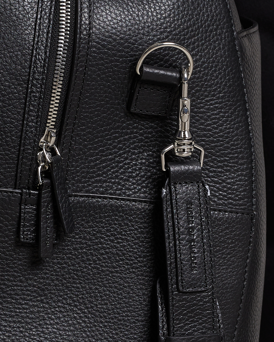 Hombres | Bolsos | Tiger of Sweden | Brome Grained Leather Weekendbag Black