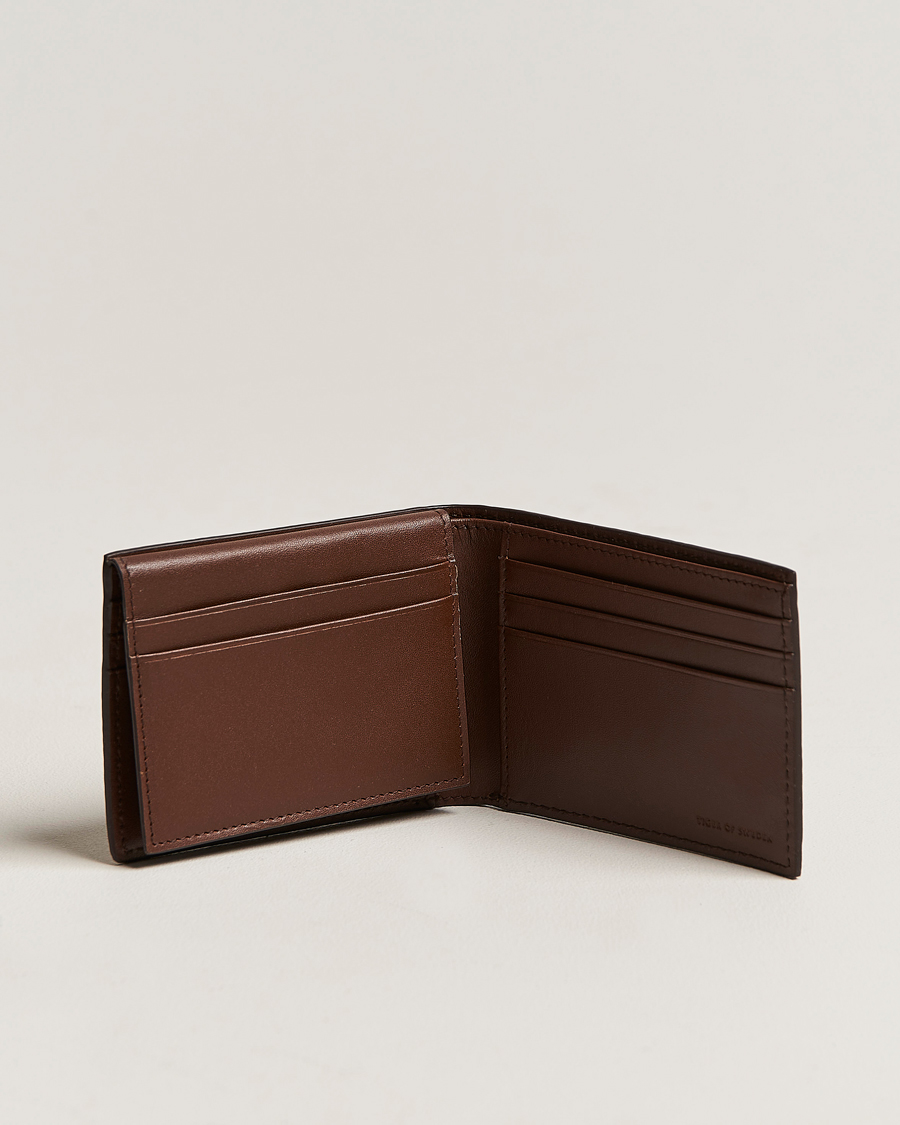 Hombres | Billeteras | Tiger of Sweden | Wrene Grained Leather Wallet Brown