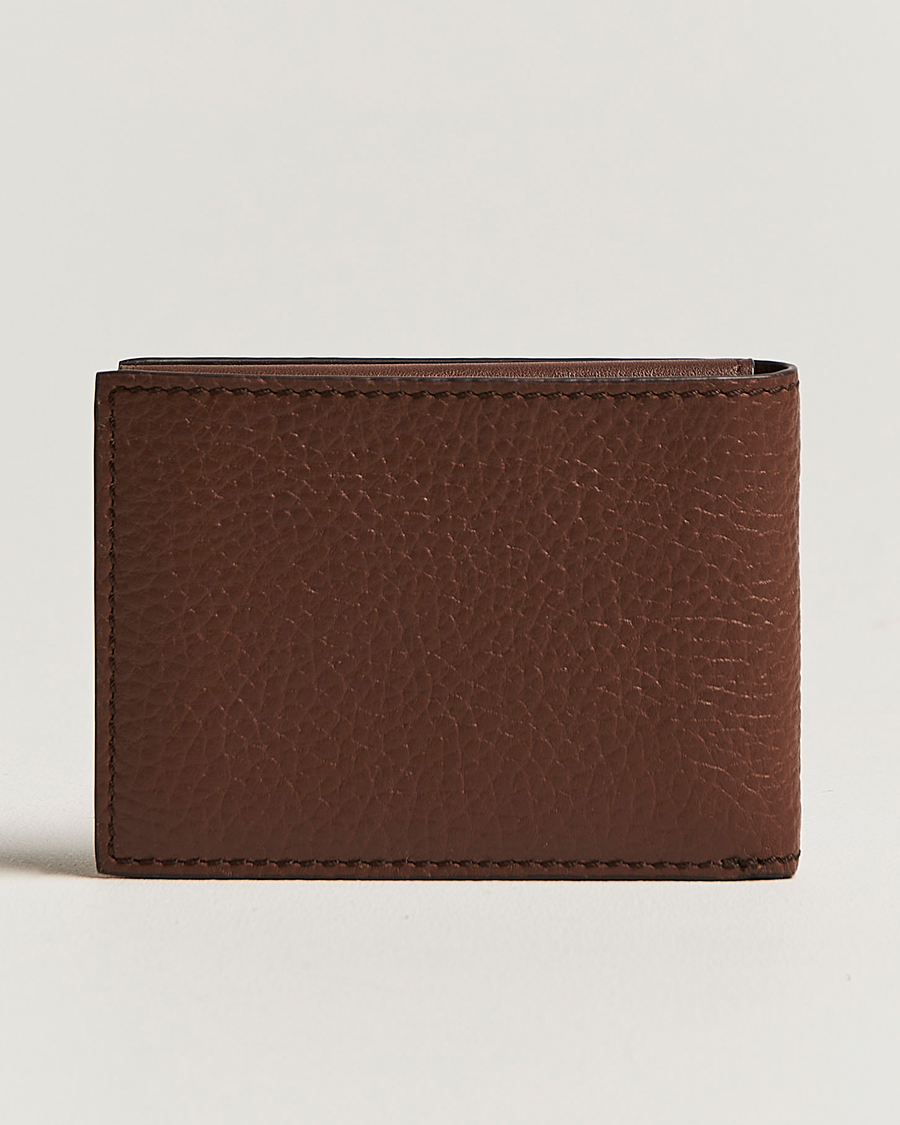 Hombres | Billeteras | Tiger of Sweden | Wrene Grained Leather Wallet Brown
